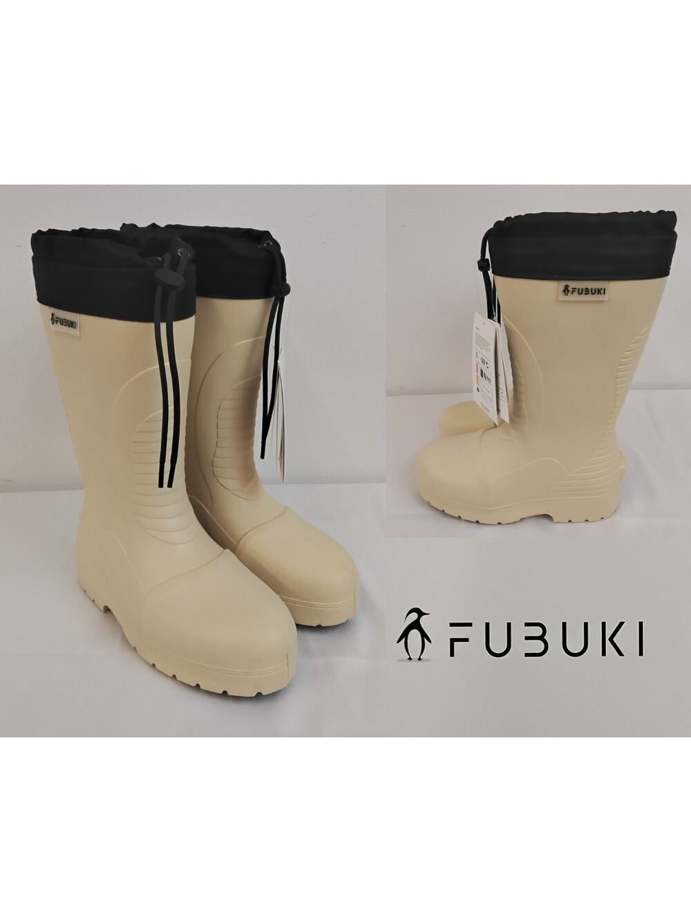 Fubuki Niesko 2.0 Snow Boot Unisex Women's 10 Men's 8 White Insulated NWT #W4898